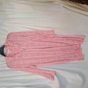 Pink paisley nightgown